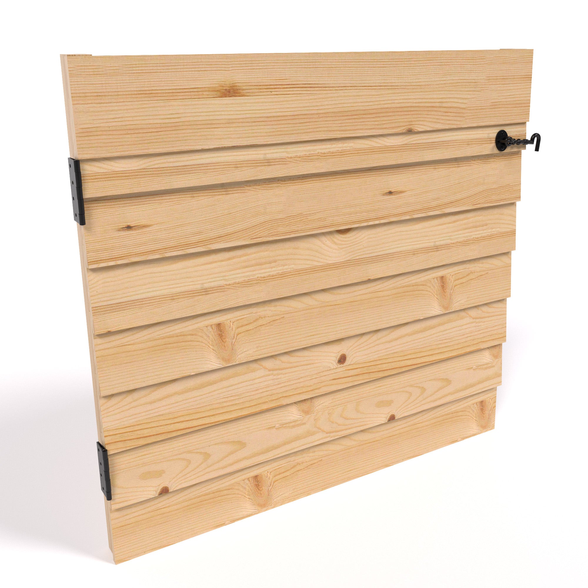 Greetham Log Store Door for 4ft Tall Log Store - Light Green