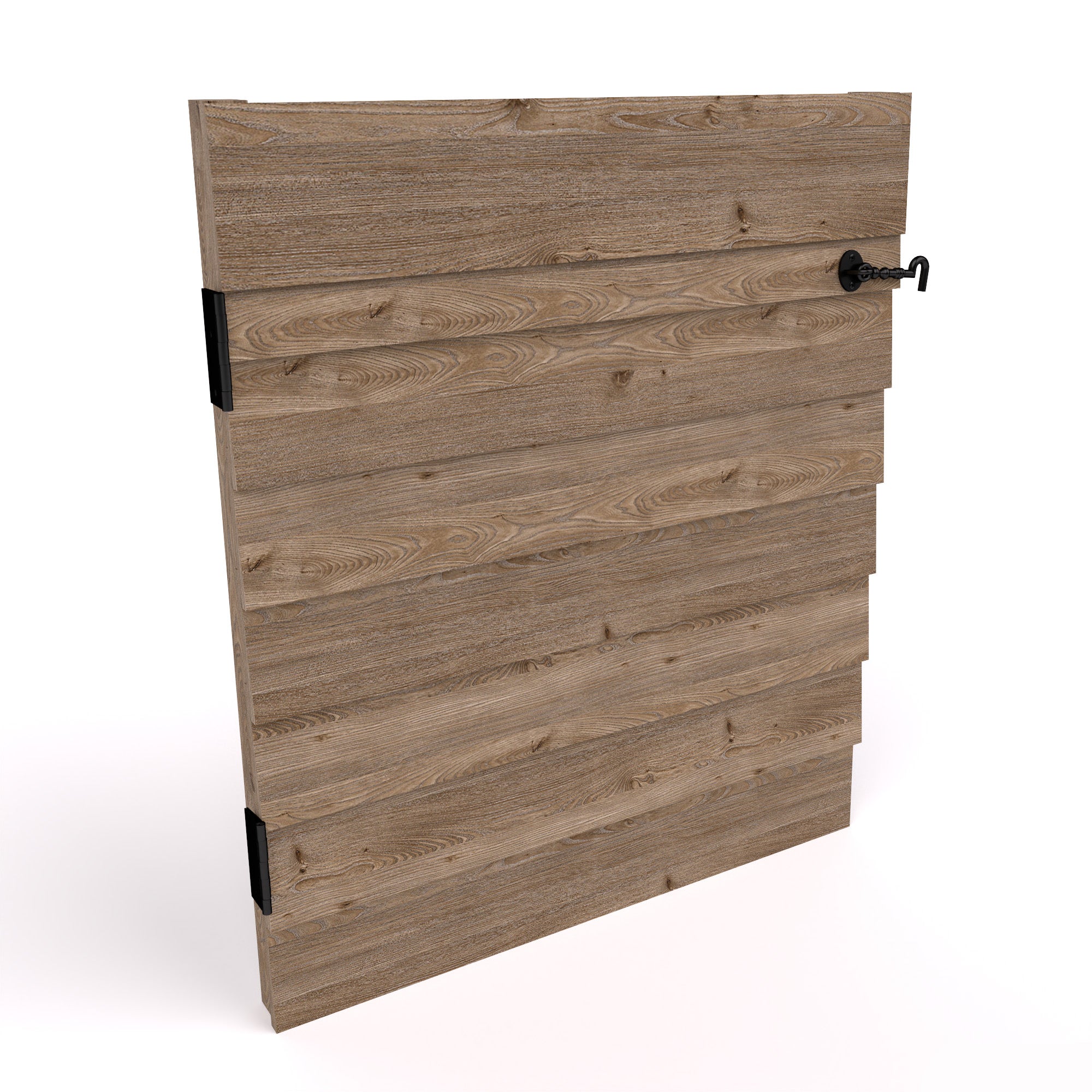 Ryhall Log Store Door for 4ft Tall Log Store - Rustic Brown