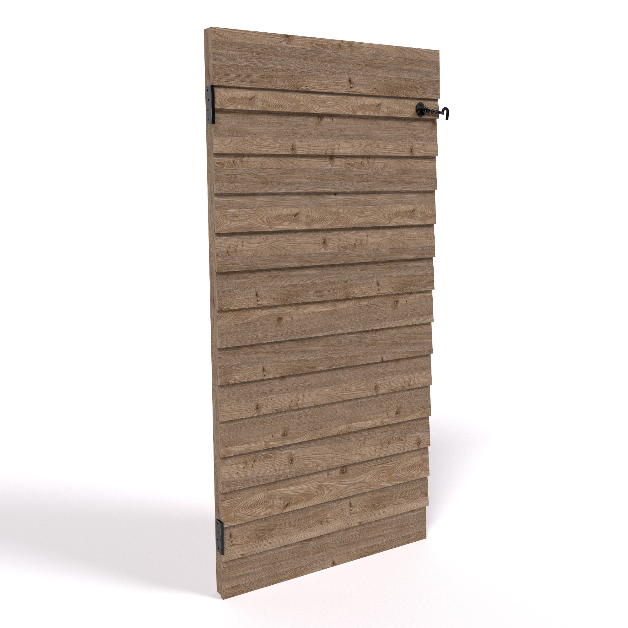 Ryhall Log Store Door for 6ft Tall Log Store - Rustic Brown