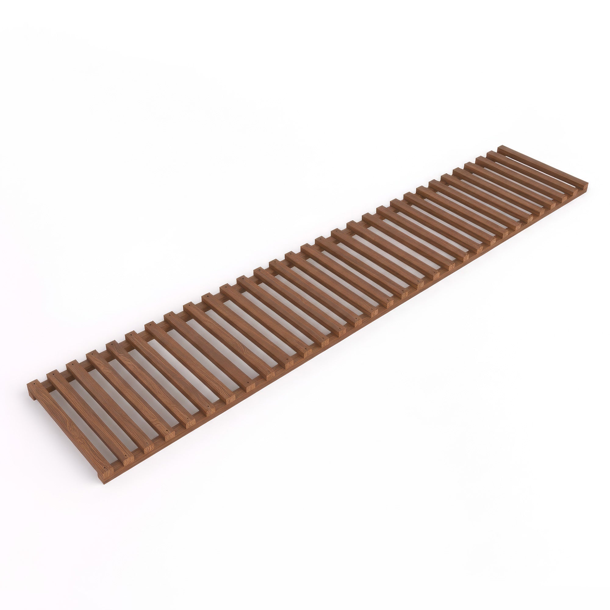 Ryhall Log Store Kindling Shelf - Rustic Brown