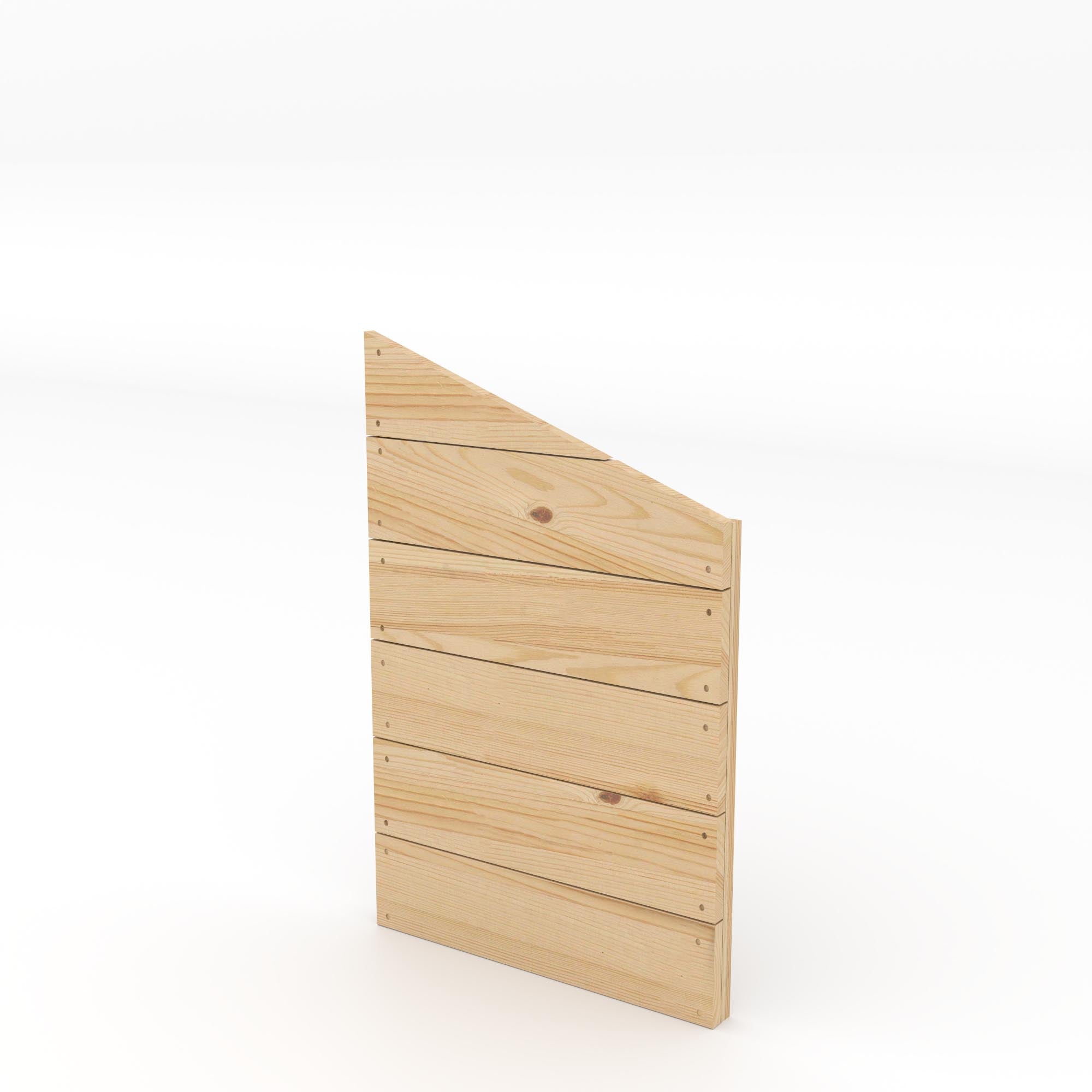 Log Store Partition Panel for 4ft Tall Log Store - Light Green