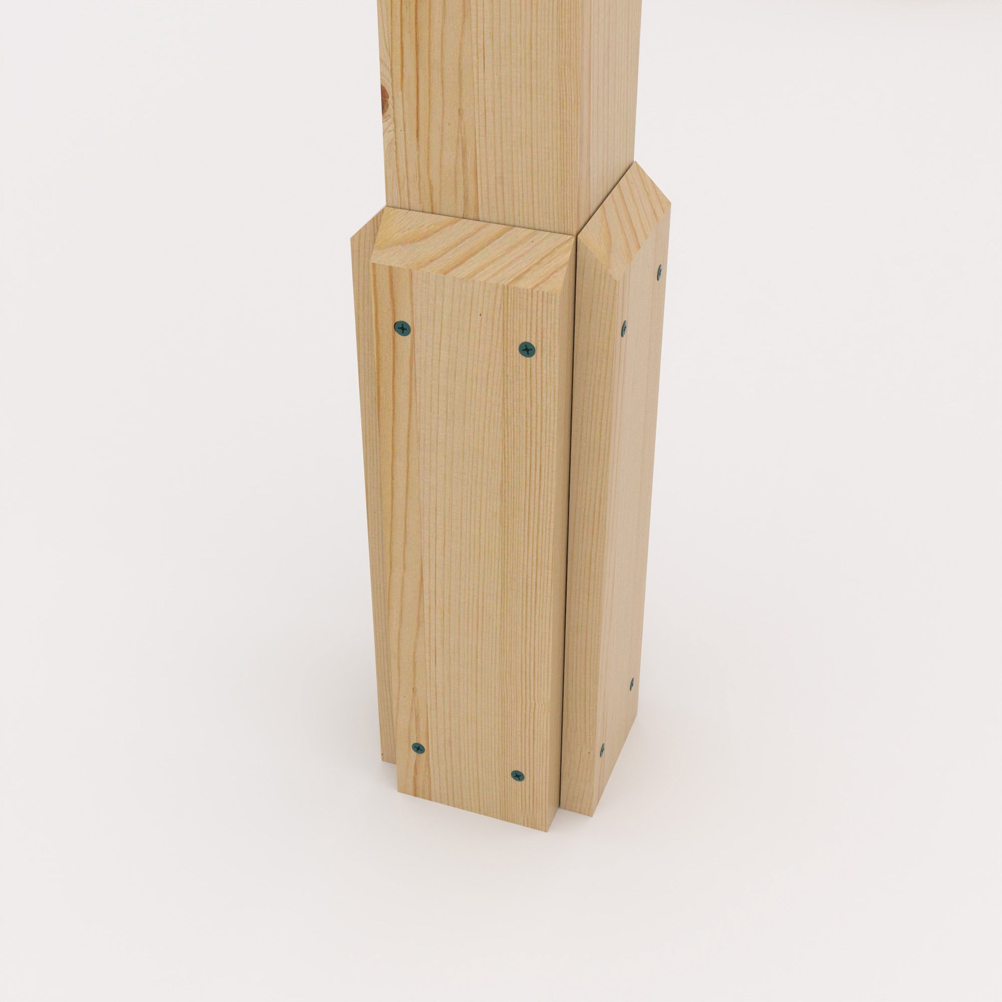 Wall Mounted Premium Pergola - Light Green - 4.8m Depth x 4.8m Length - Clearance Grade