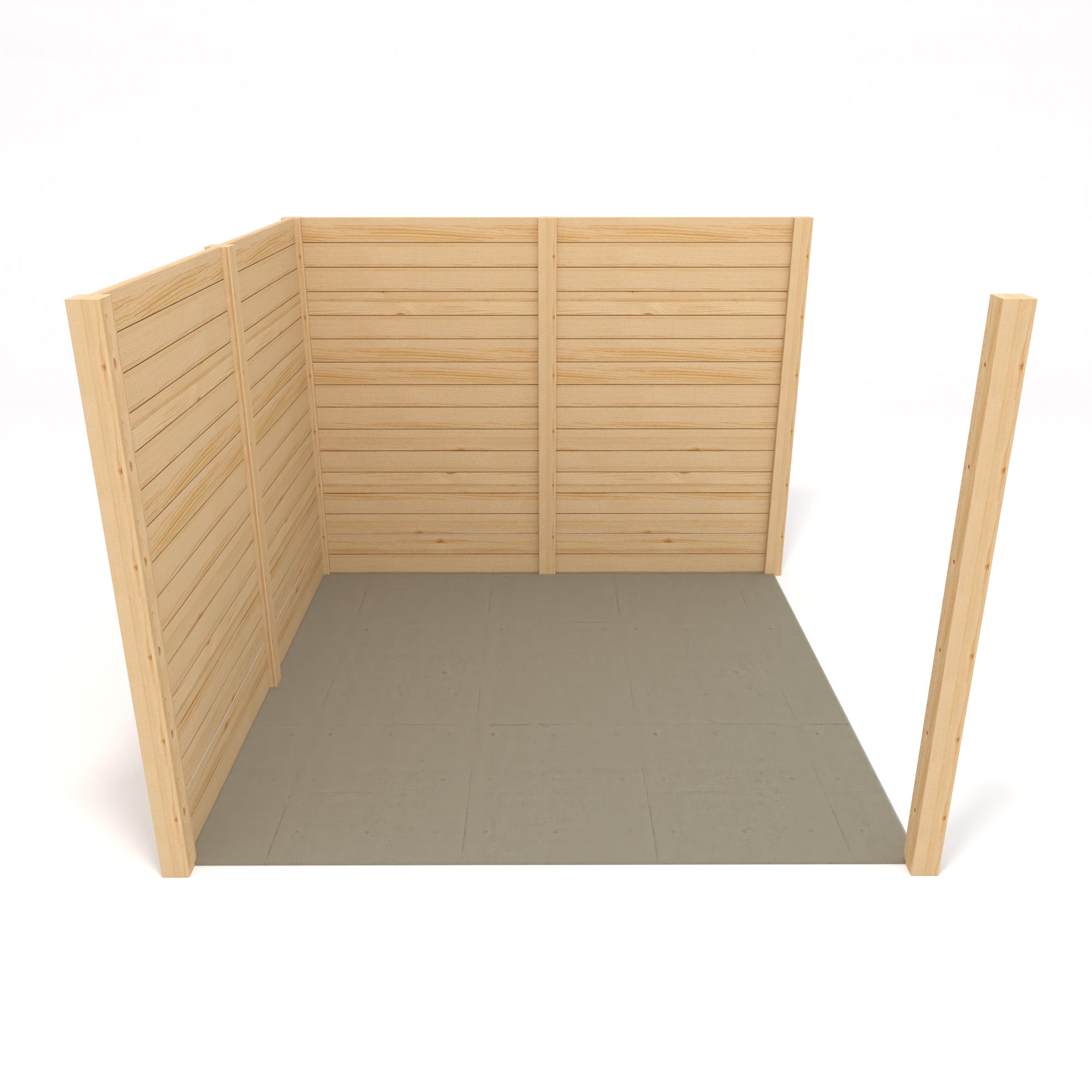 Freestanding Garden Pergola - Light Green - 4.2m Width x 4.2m Length - Clearance Grade