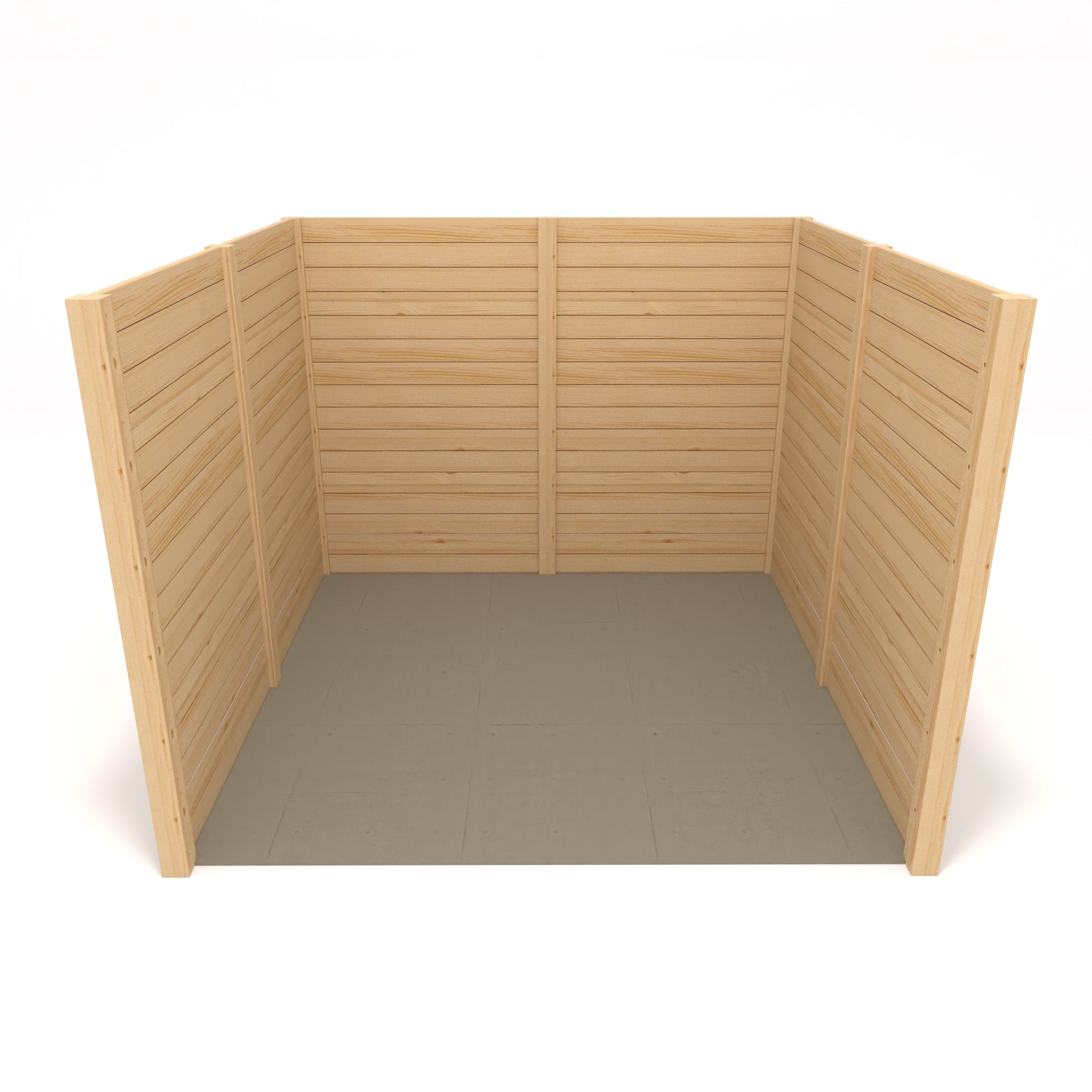 Freestanding Garden Pergola - Light Green - 4.2m Width x 4.2m Length - Clearance Grade