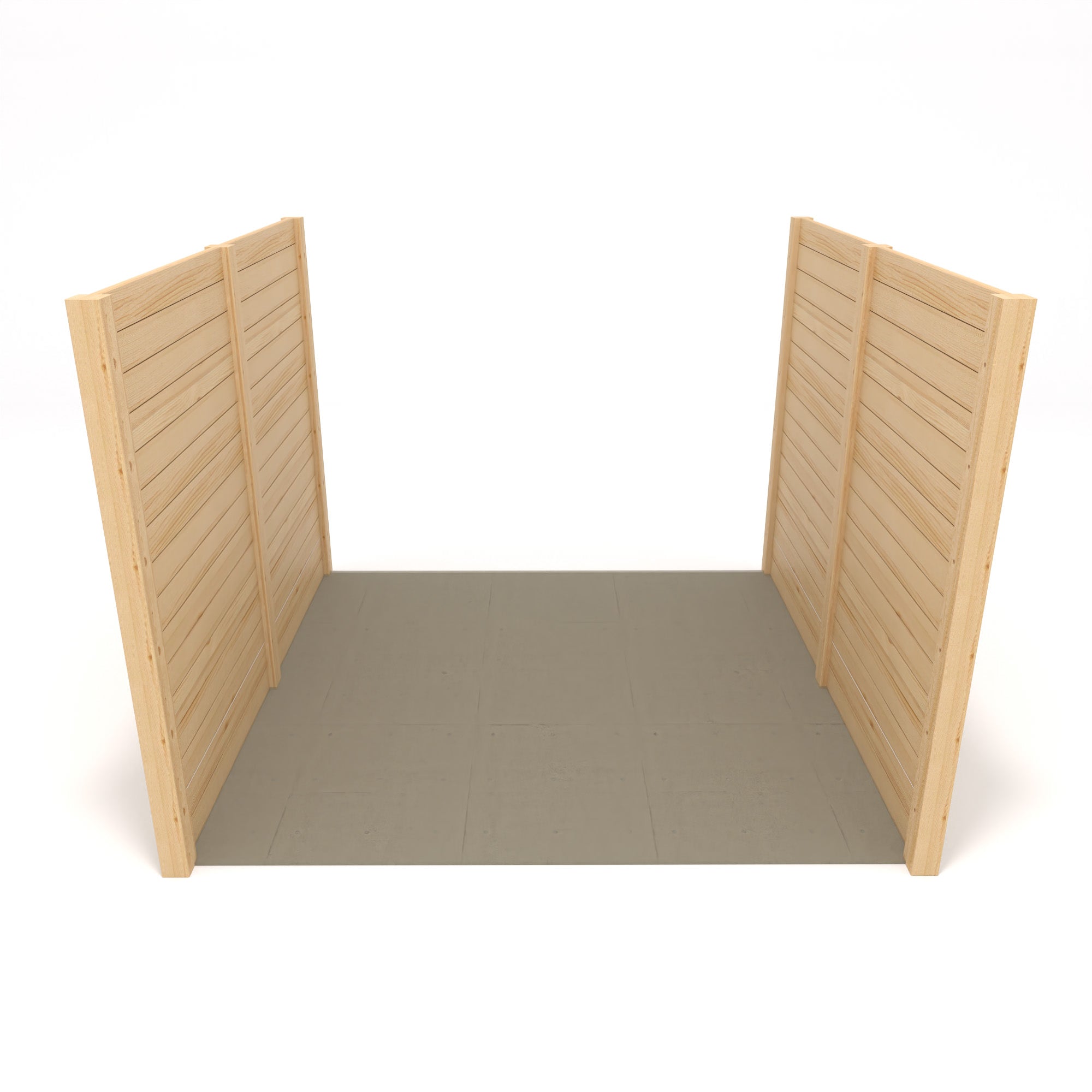 Freestanding Garden Pergola - Light Green - 4.2m Width x 4.2m Length - Clearance Grade