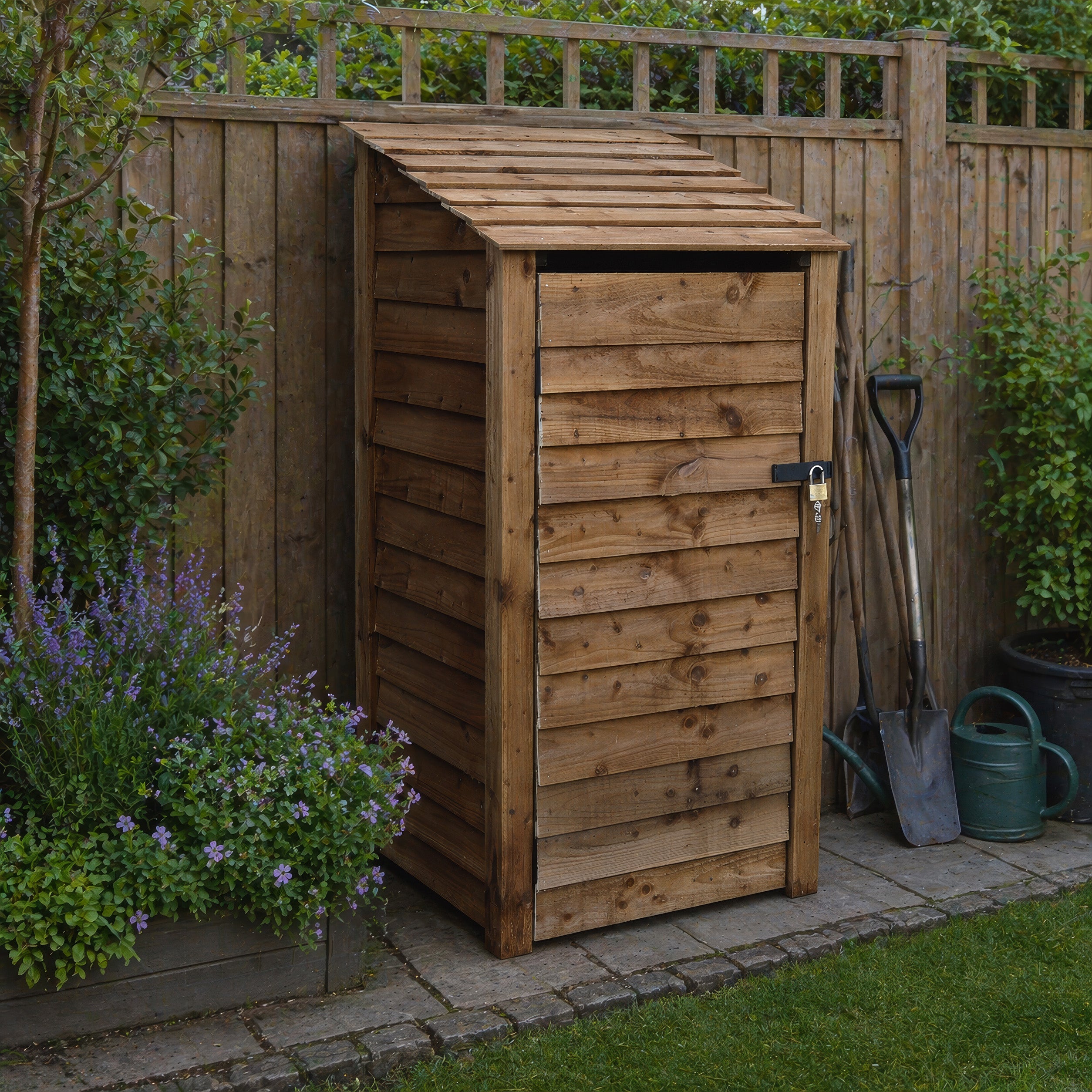 Burley Tool Store - Rustic Brown - 3ft Wide x 6ft Tall