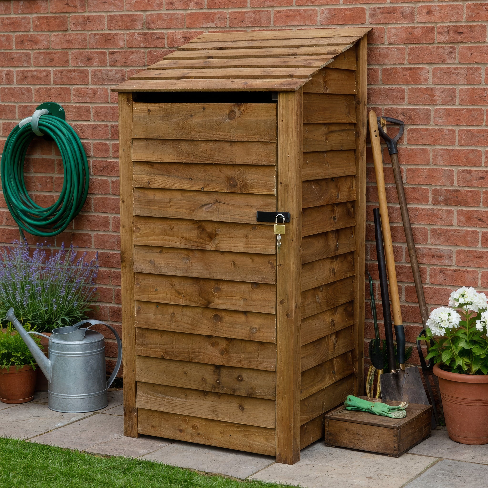 Burley Tool Store - Rustic Brown - 3ft Wide x 6ft Tall