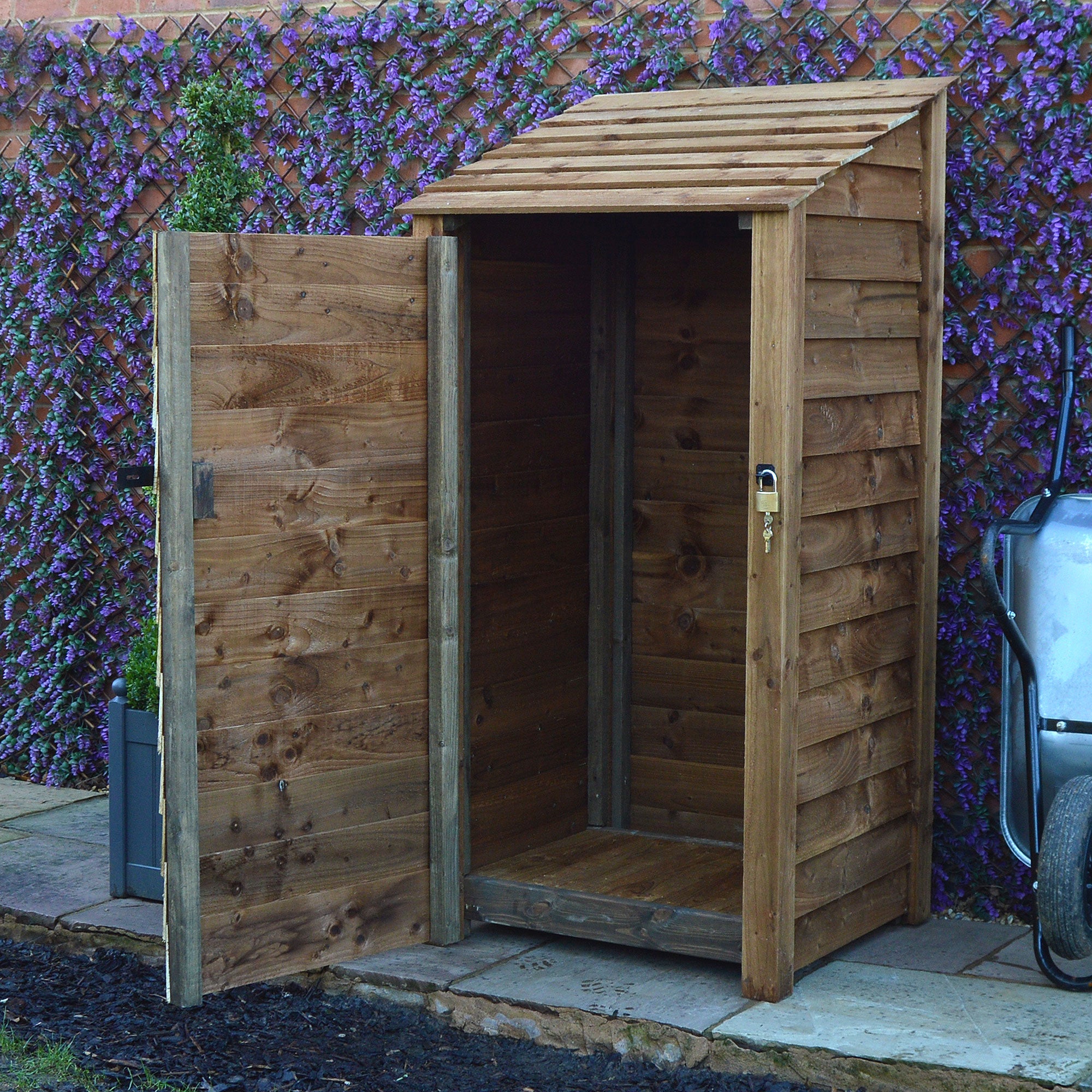 Burley Tool Store - Rustic Brown - 3ft Wide x 6ft Tall