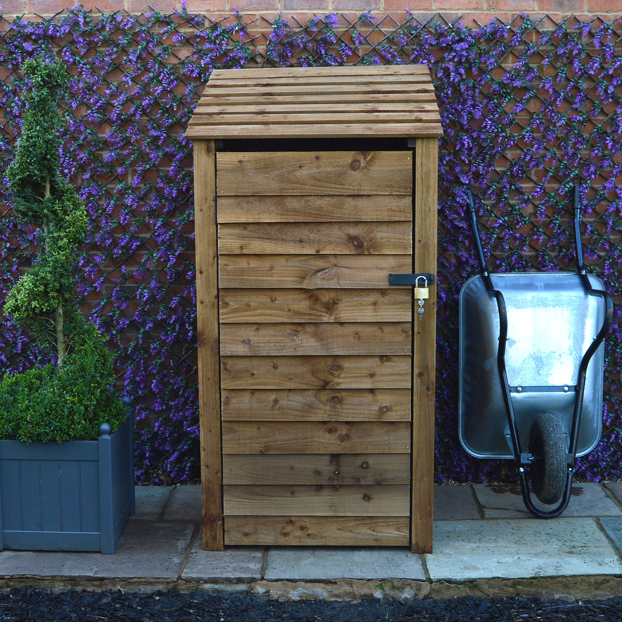 Burley Tool Store - Rustic Brown - 3ft Wide x 6ft Tall