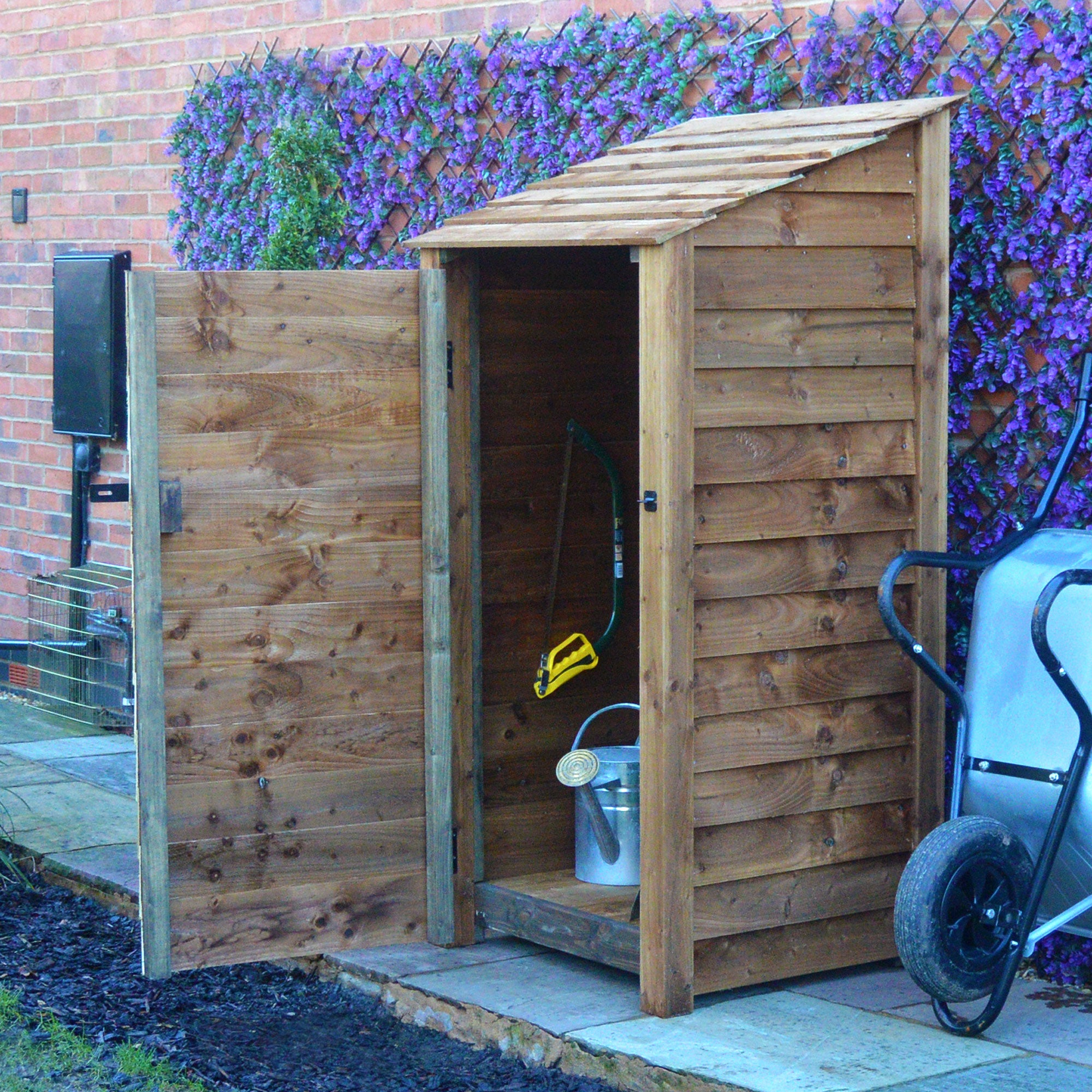 Burley Tool Store - Rustic Brown - 3ft Wide x 6ft Tall