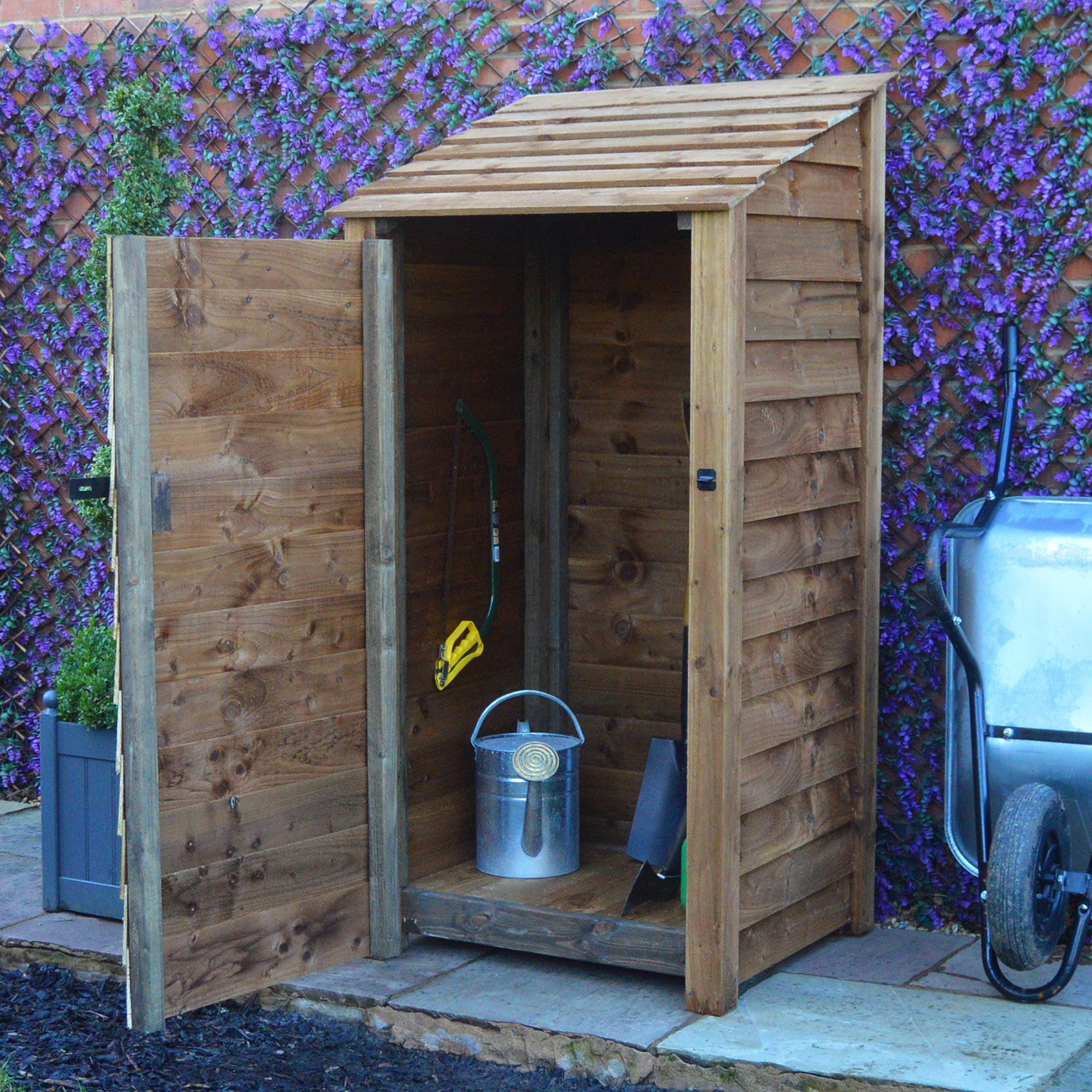 Burley Tool Store - Rustic Brown - 3ft Wide x 6ft Tall