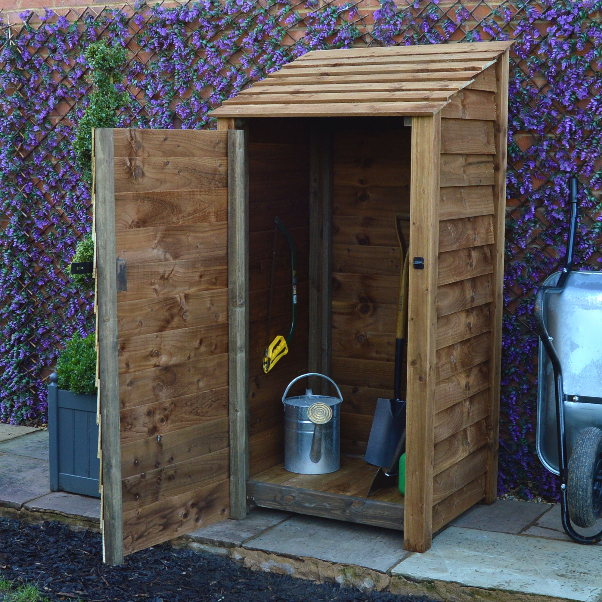 Burley Tool Store - Rustic Brown - 3ft Wide x 6ft Tall