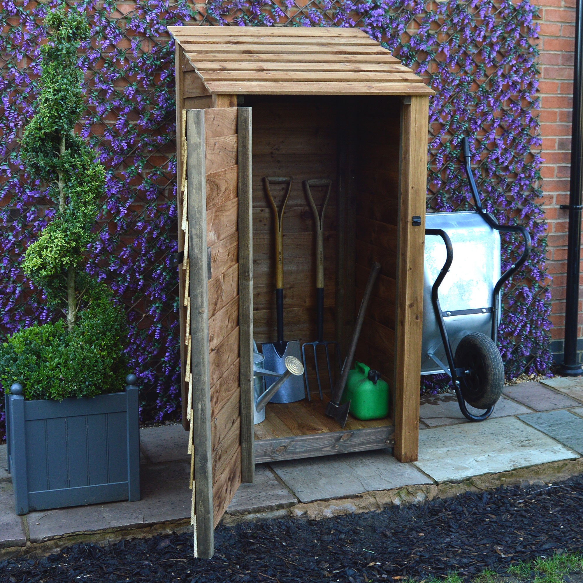 Burley Tool Store - Rustic Brown - 3ft Wide x 6ft Tall