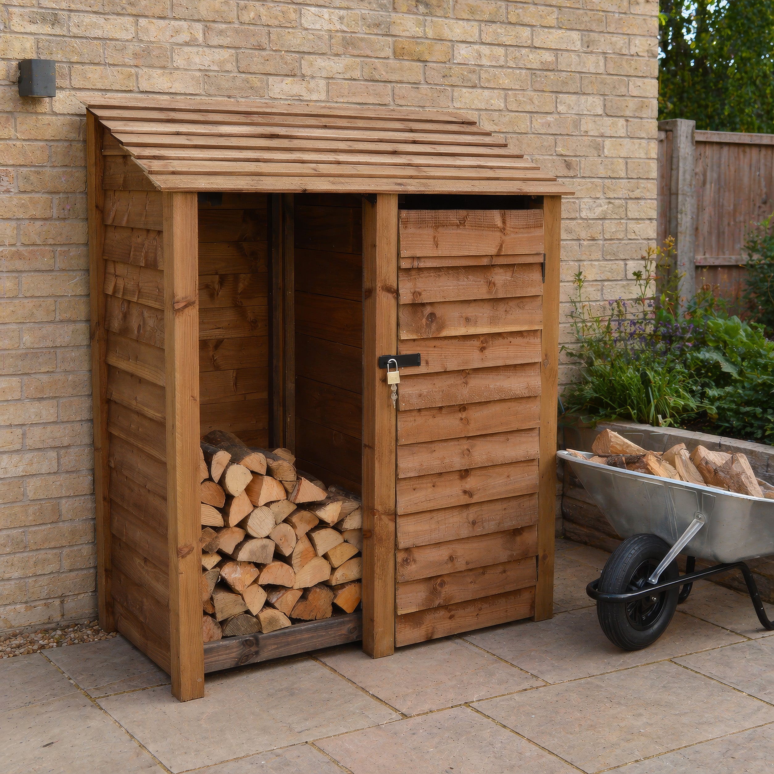 Cottesmore Tool Store - Rustic Brown - 5ft Wide x 6ft Tall