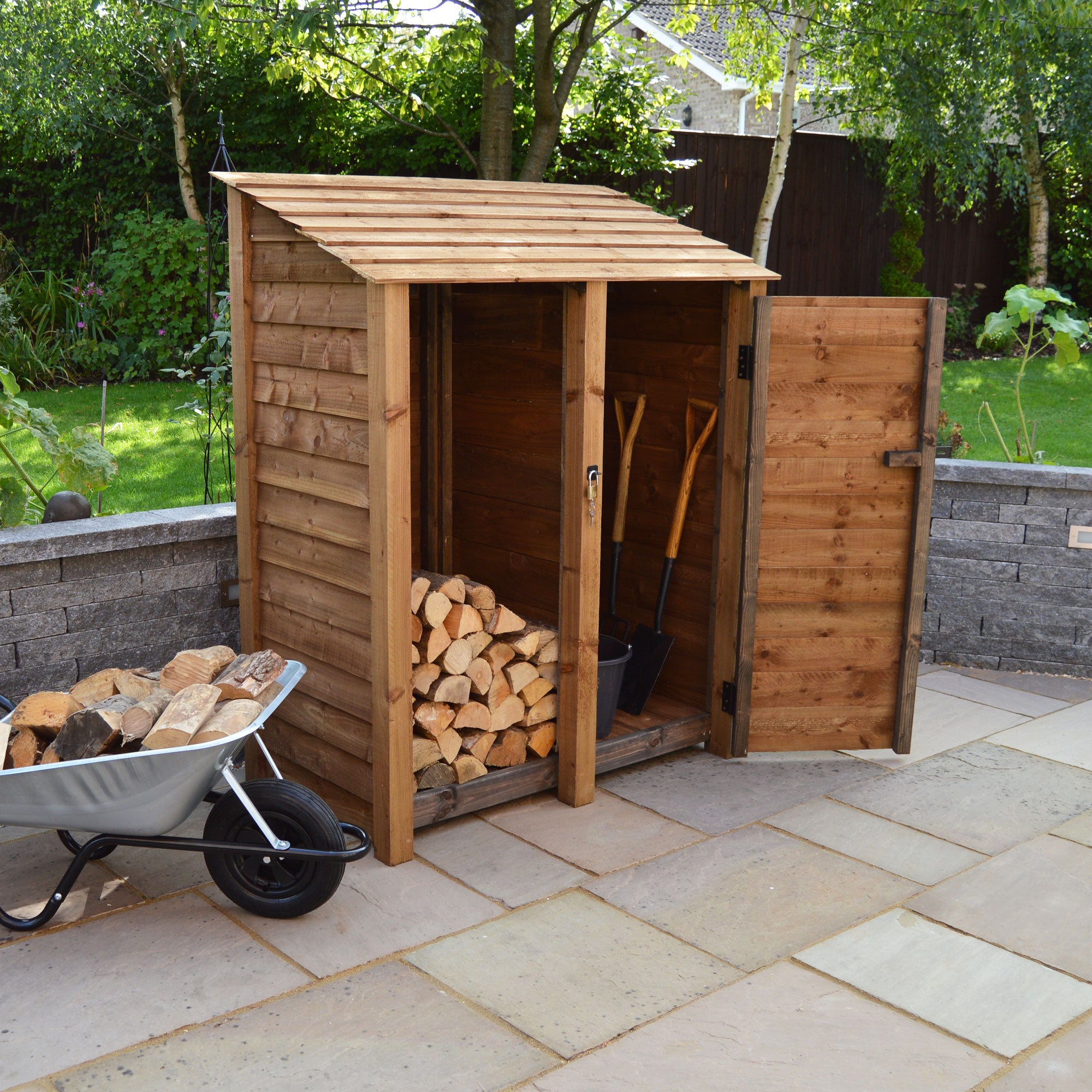 Cottesmore Tool Store - Rustic Brown - 5ft Wide x 6ft Tall