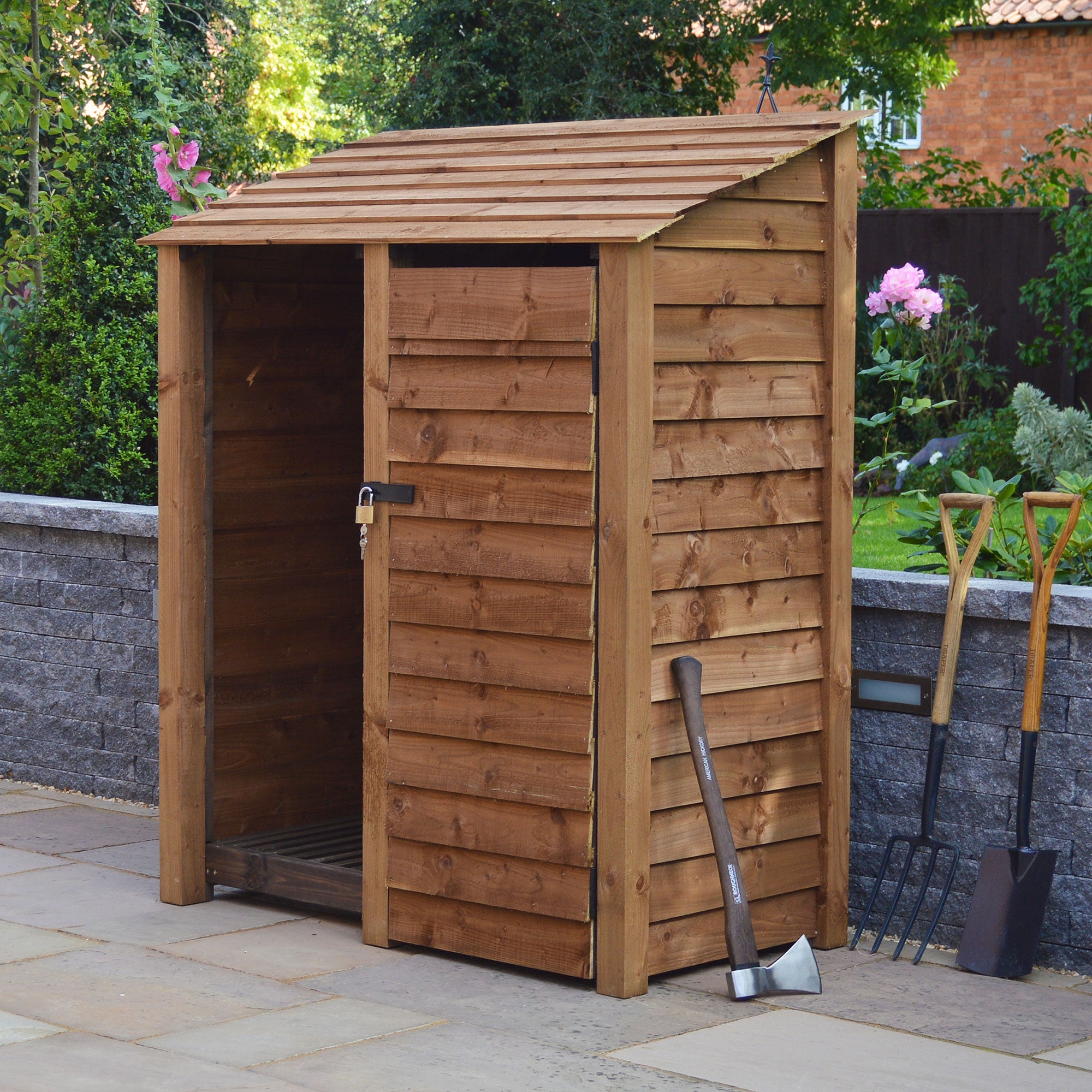 Cottesmore Tool Store - Rustic Brown - 5ft Wide x 6ft Tall