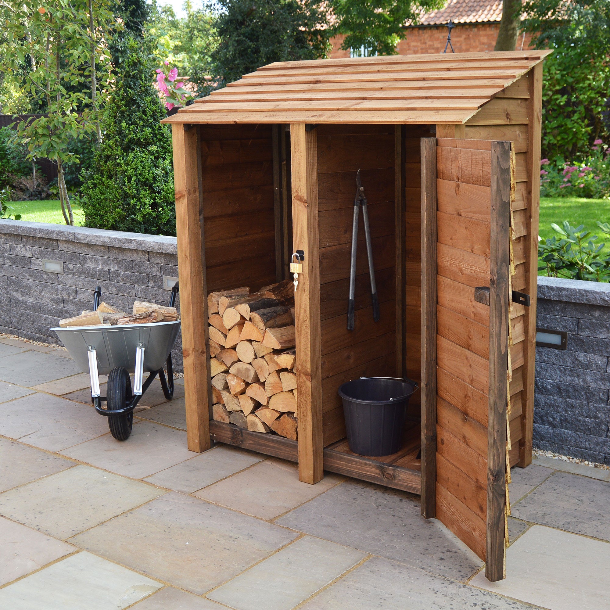 Cottesmore Tool Store - Rustic Brown - 5ft Wide x 6ft Tall