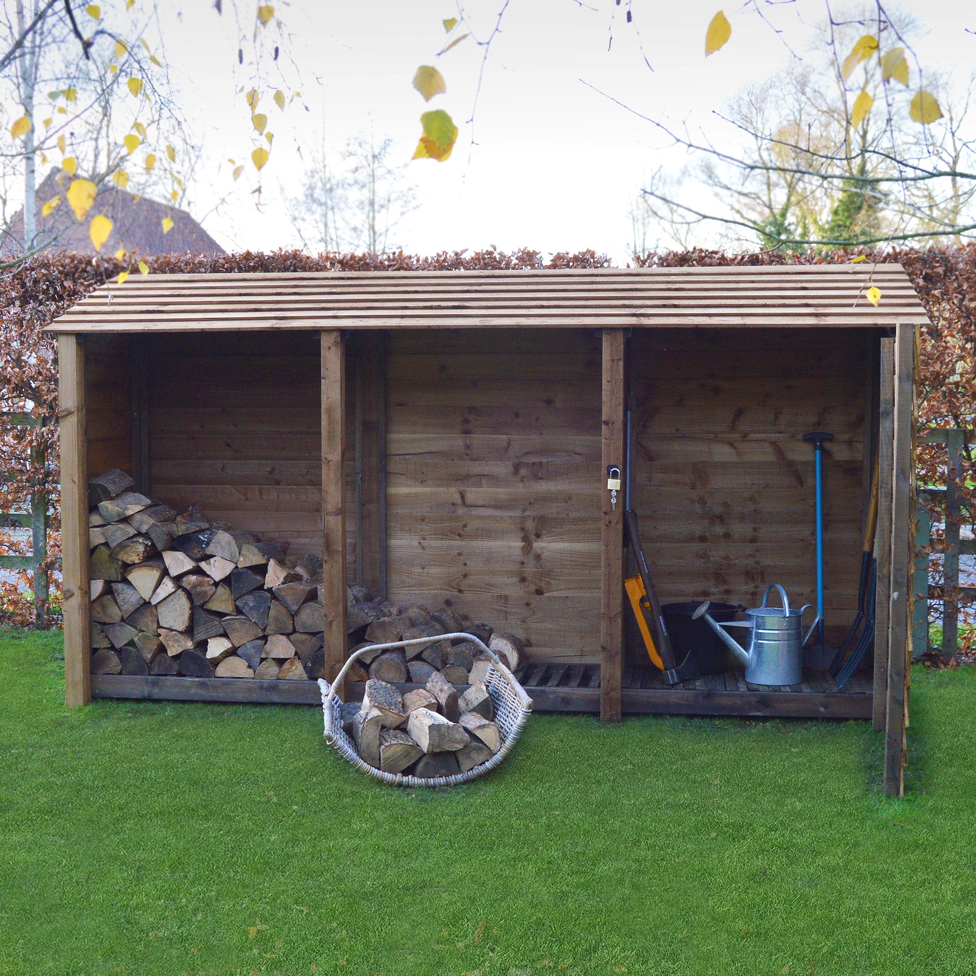 Empingham Tool Store - Rustic Brown - 11ft Wide x 6ft Tall