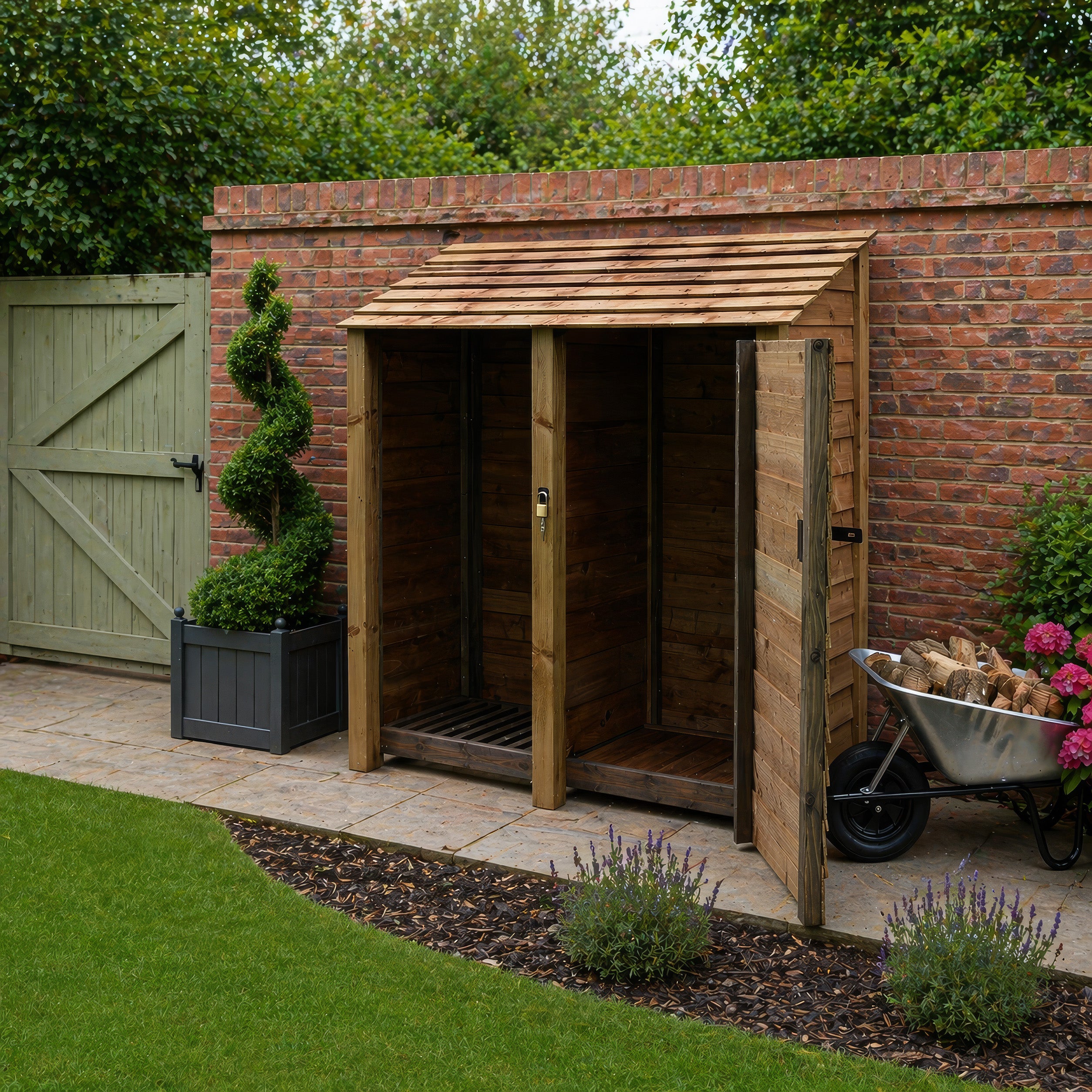 Hambleton Tool Store - Rustic Brown - 6ft Wide x 6ft Tall