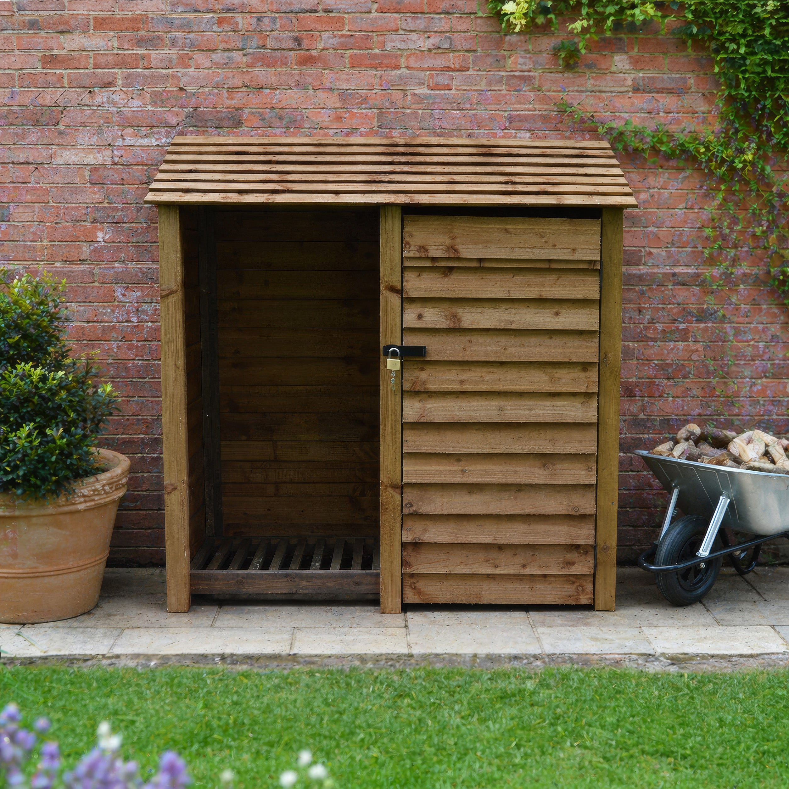 Hambleton Tool Store - Rustic Brown - 6ft Wide x 6ft Tall