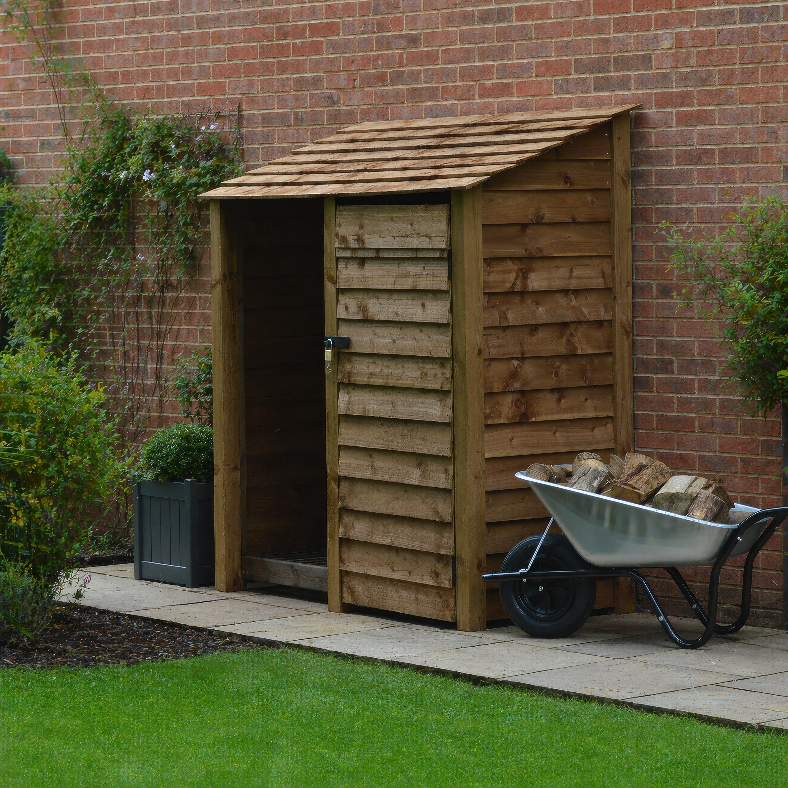 Hambleton Tool Store - Rustic Brown - 6ft Wide x 6ft Tall