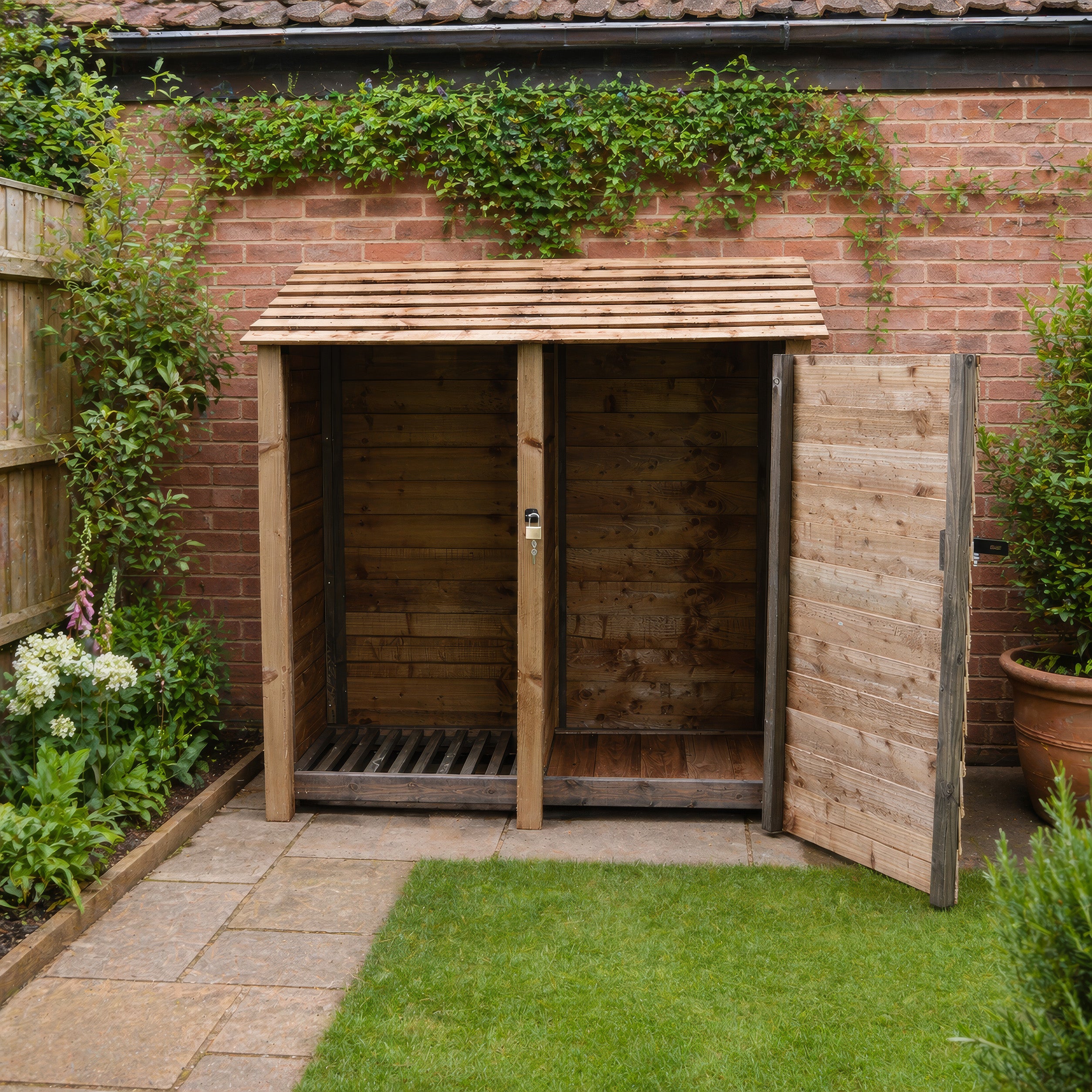 Hambleton Tool Store - Rustic Brown - 6ft Wide x 6ft Tall