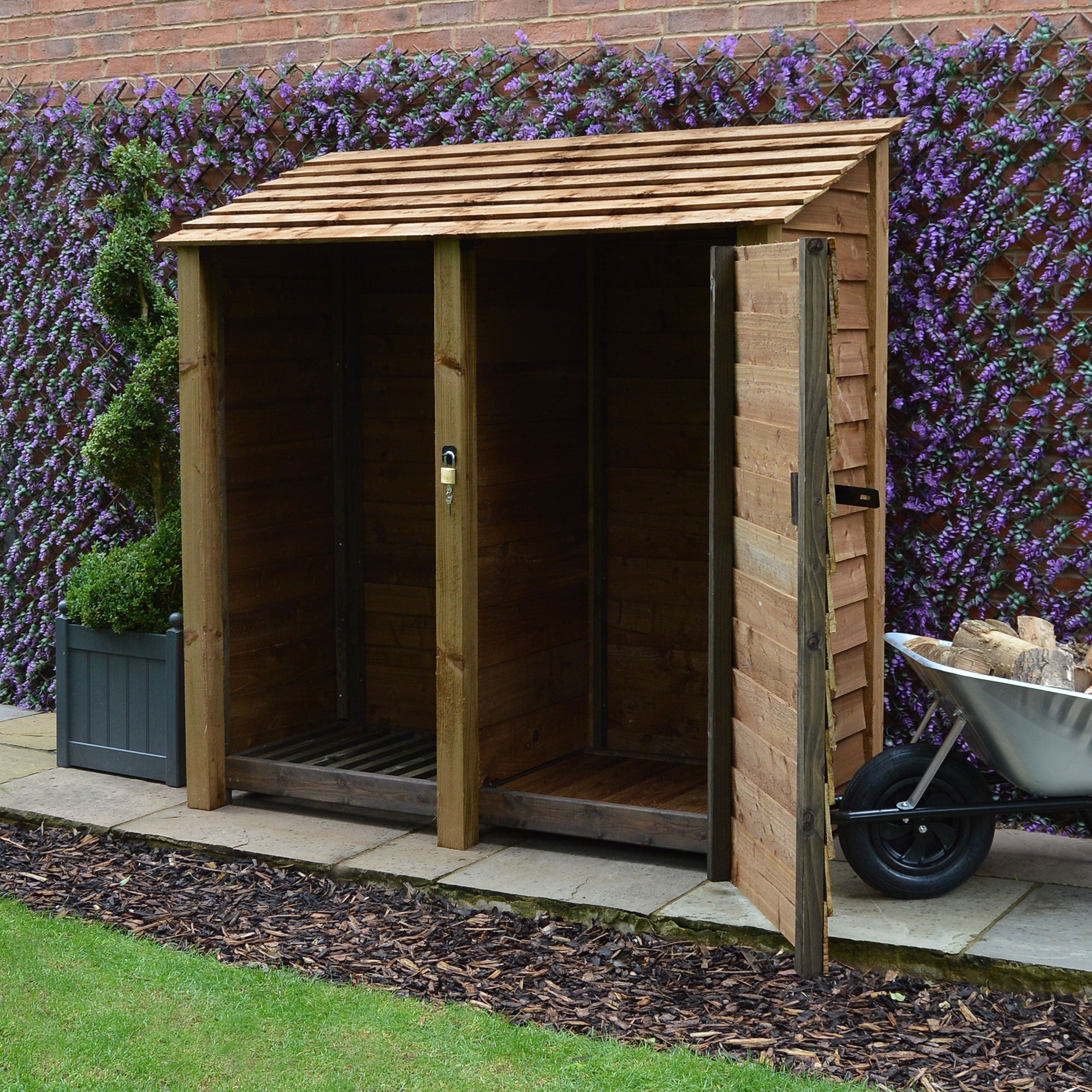 Hambleton Tool Store - Rustic Brown - 6ft Wide x 6ft Tall