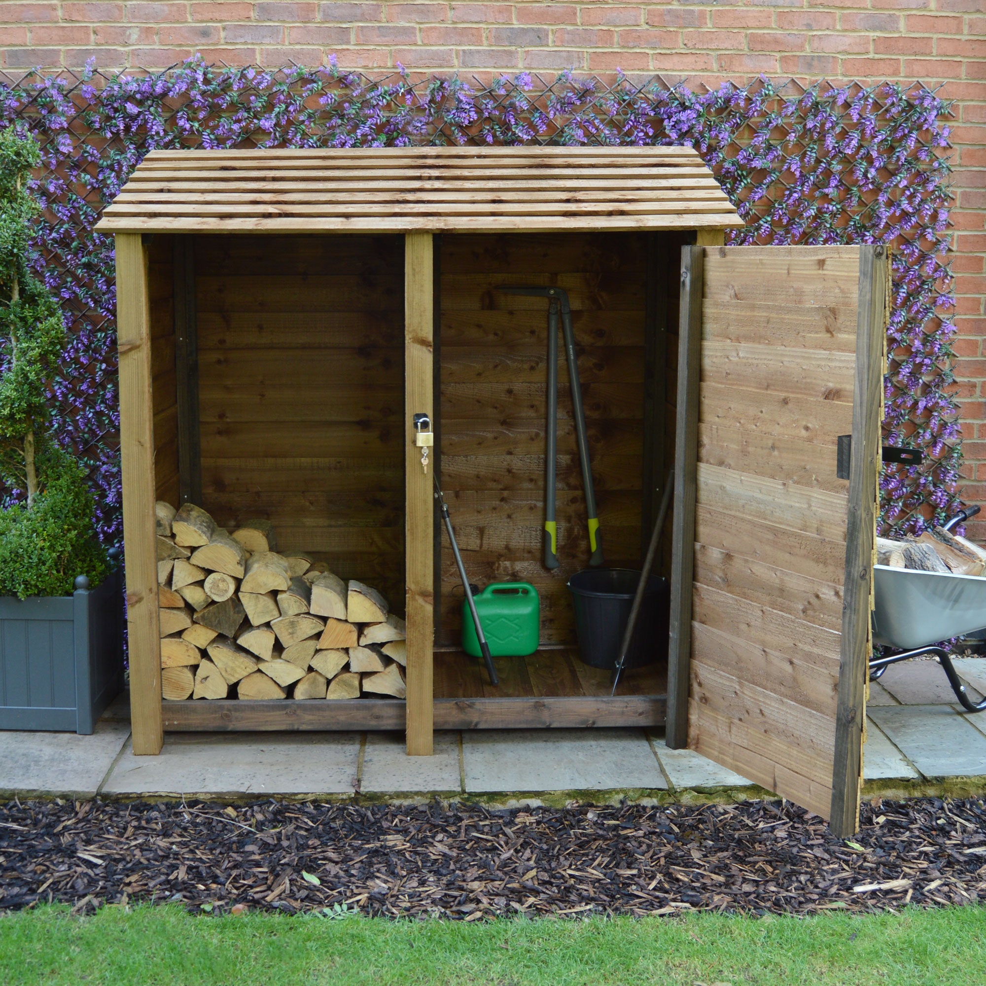 Hambleton Tool Store - Rustic Brown - 6ft Wide x 6ft Tall