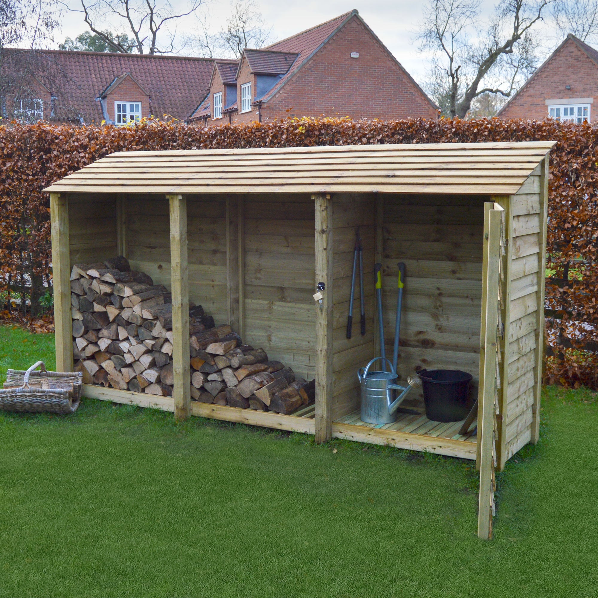 Ryhall Tool Store - Light Green - 9ft Wide x 6ft Tall