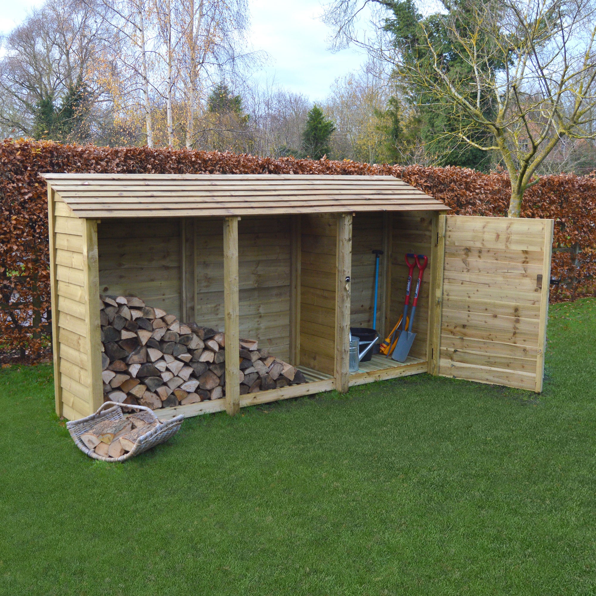 Ryhall Tool Store - Light Green - 9ft Wide x 6ft Tall