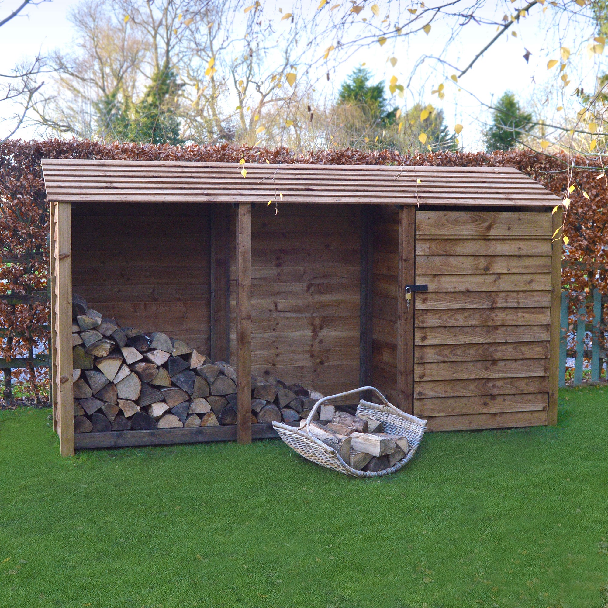 Ryhall Tool Store - Rustic Brown - 9ft Wide x 6ft Tall