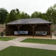 Lyndon Wooden Apex Gazebo