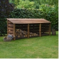 Empingham Log Store - 4ft Tall x 11ft Wide
