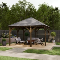 Luffenham Wooden Apex Gazebo