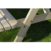 Lyddington Rounded Picnic Bench