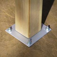 Galvanised Steel Pergola Foot / Post Holder