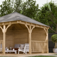 Luffenham Wooden Apex Gazebo