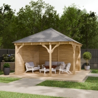 Luffenham Wooden Apex Gazebo