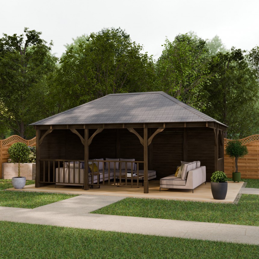 Clipsham Wooden Apex Gazebo